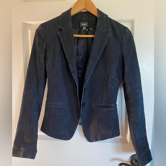 Mexx Denim Blazer Size 0 - Picture 4 of 5